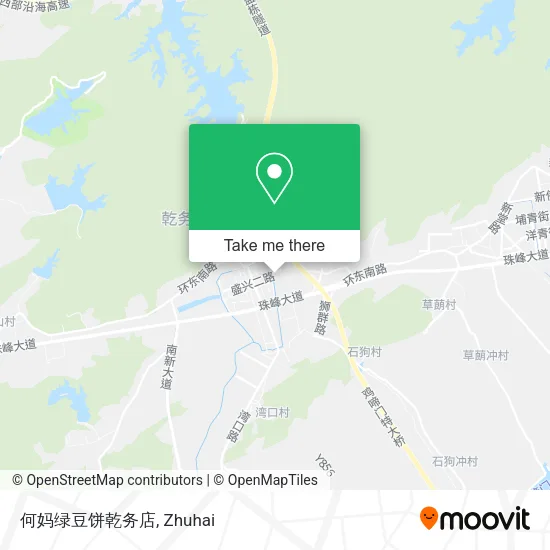 何妈绿豆饼乾务店 map
