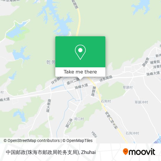 中国邮政(珠海市邮政局乾务支局) map