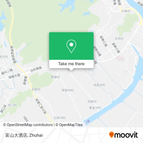 富山大酒店 map