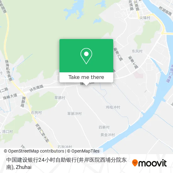 中国建设银行24小时自助银行(井岸医院西埔分院东南) map