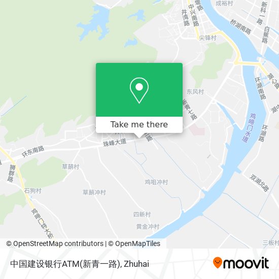 中国建设银行ATM(新青一路) map