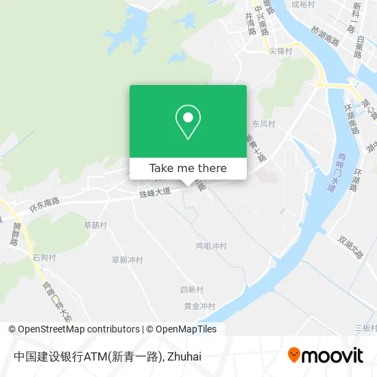 中国建设银行ATM(新青一路) map