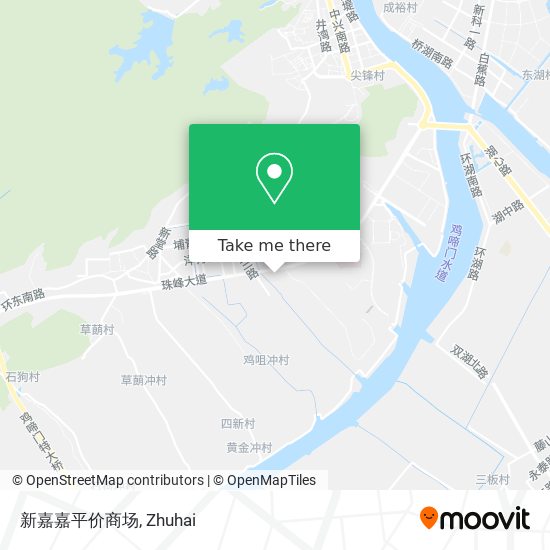 新嘉嘉平价商场 map