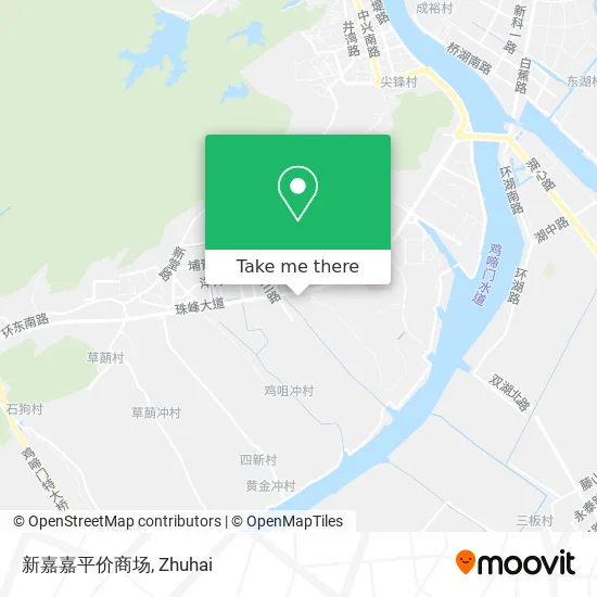 新嘉嘉平价商场 map