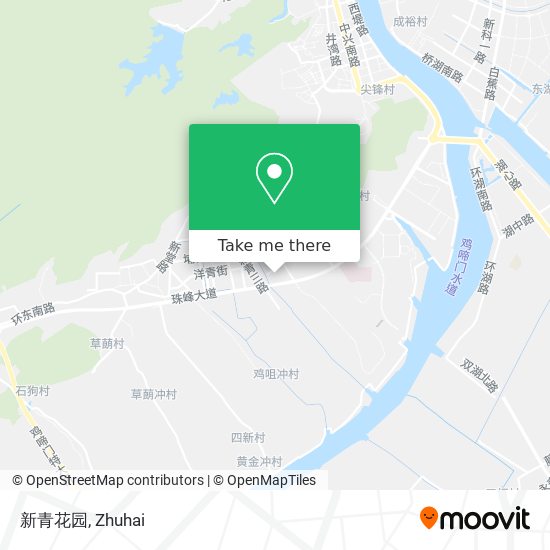 新青花园 map
