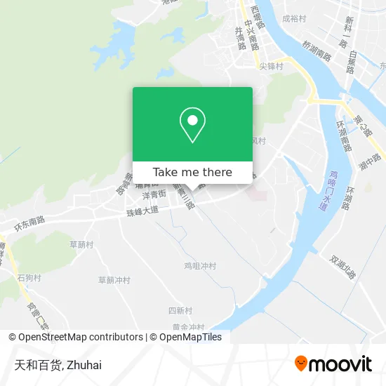 天和百货 map