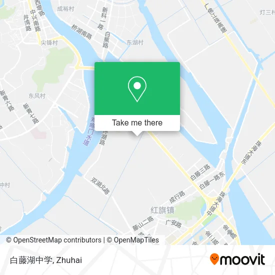 白藤湖中学 map