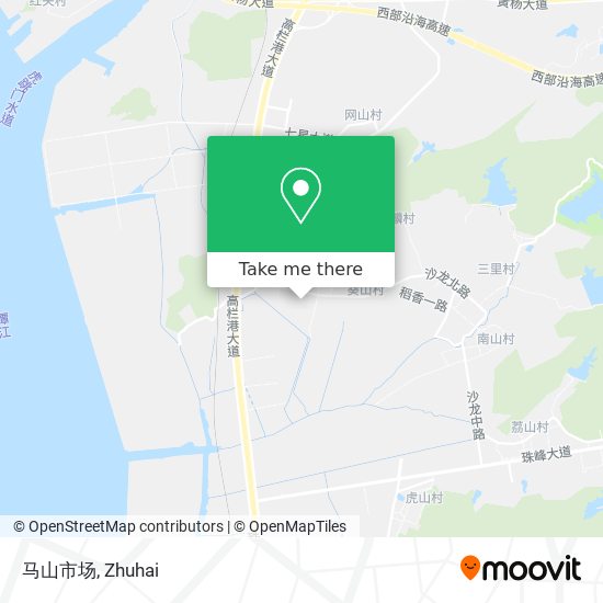 马山市场 map