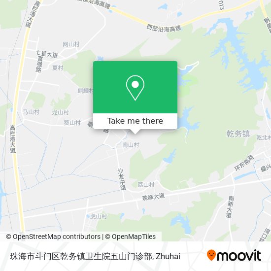 珠海市斗门区乾务镇卫生院五山门诊部 map