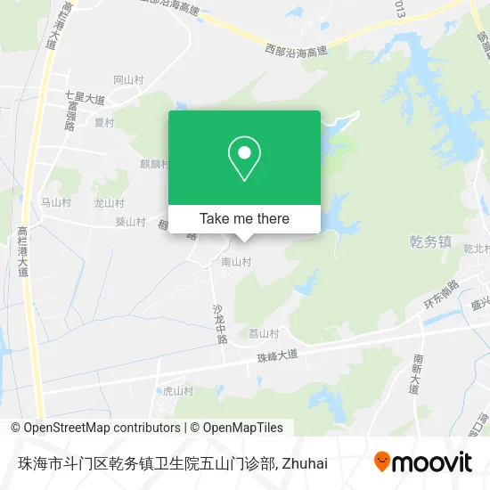珠海市斗门区乾务镇卫生院五山门诊部 map