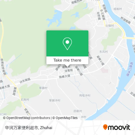华润万家便利超市 map