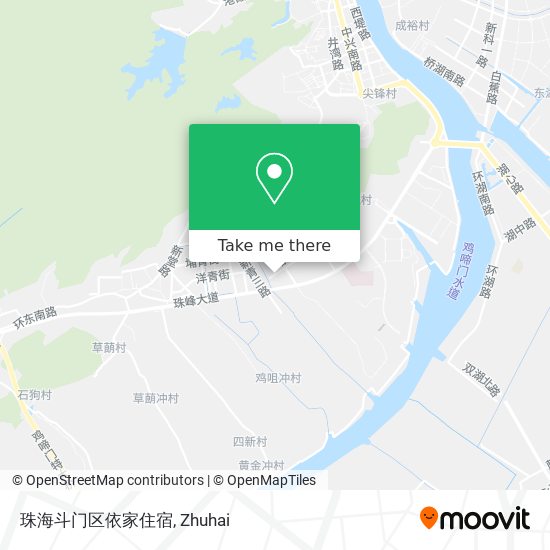 珠海斗门区依家住宿 map