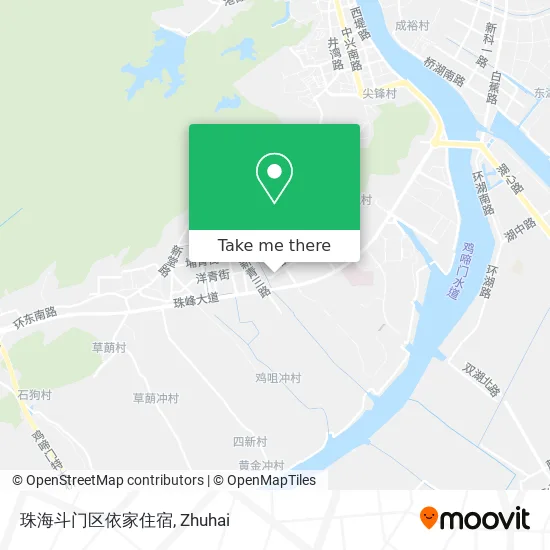 珠海斗门区依家住宿 map
