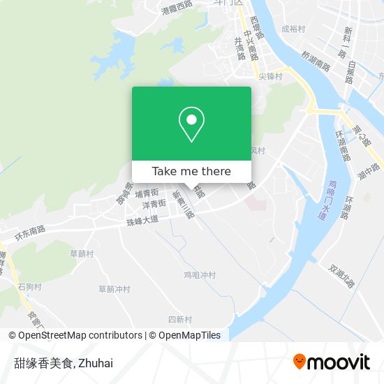 甜缘香美食 map