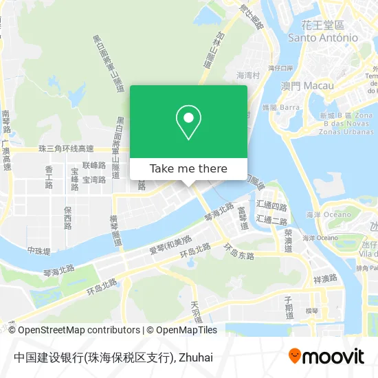 中国建设银行(珠海保税区支行) map