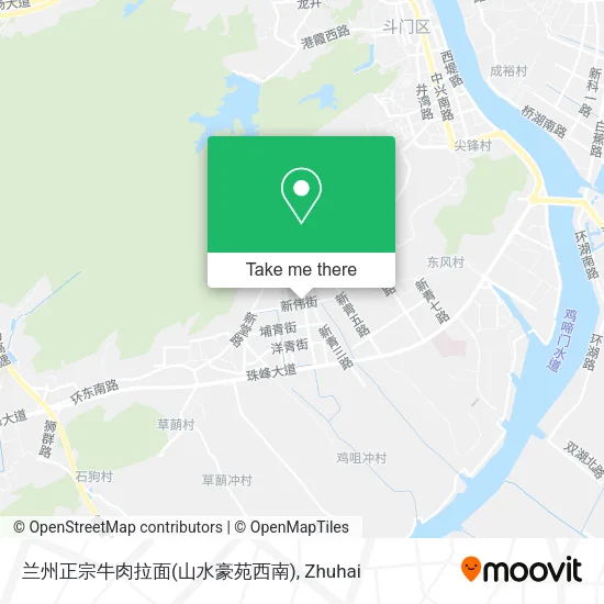 兰州正宗牛肉拉面(山水豪苑西南) map