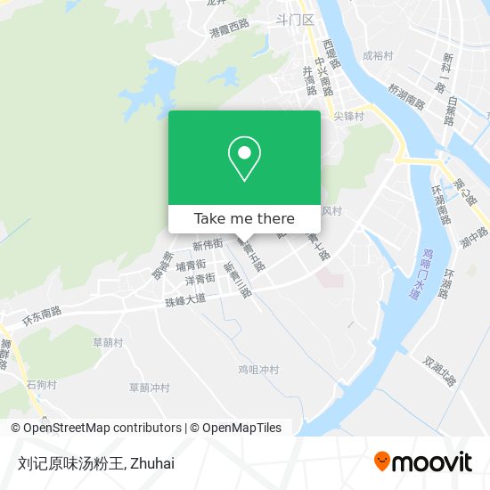 刘记原味汤粉王 map
