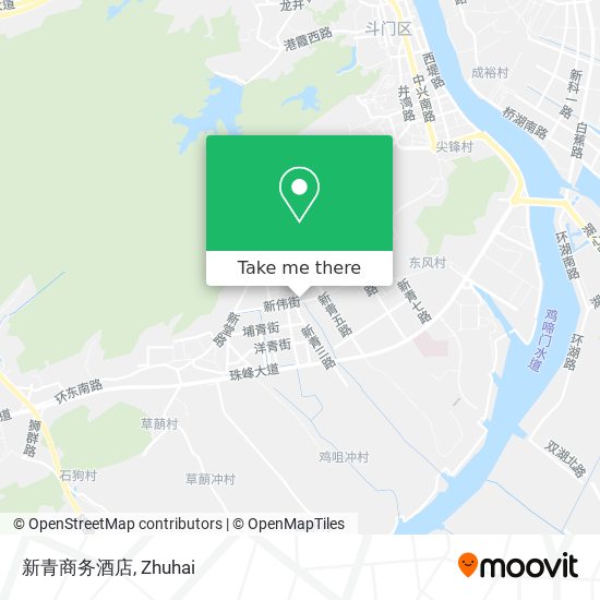 新青商务酒店 map
