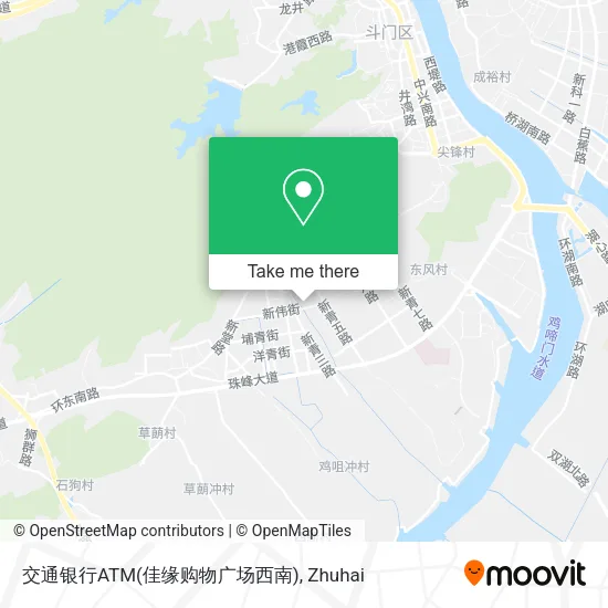 交通银行ATM(佳缘购物广场西南) map