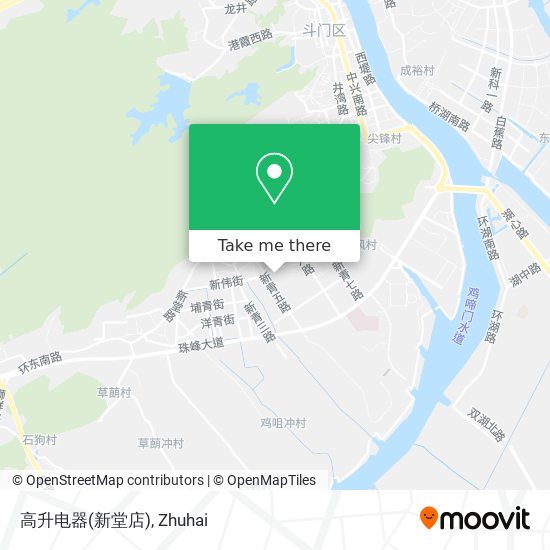 高升电器(新堂店) map