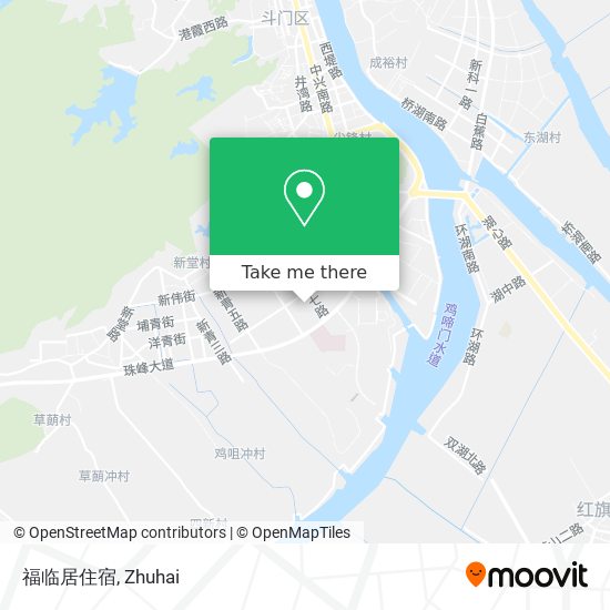 福临居住宿 map