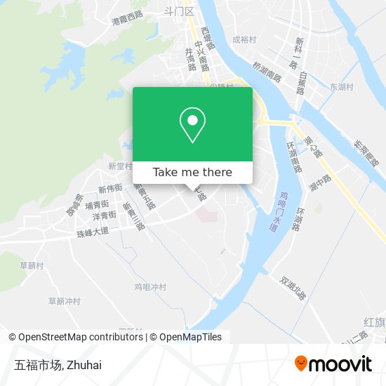 五福市场 map