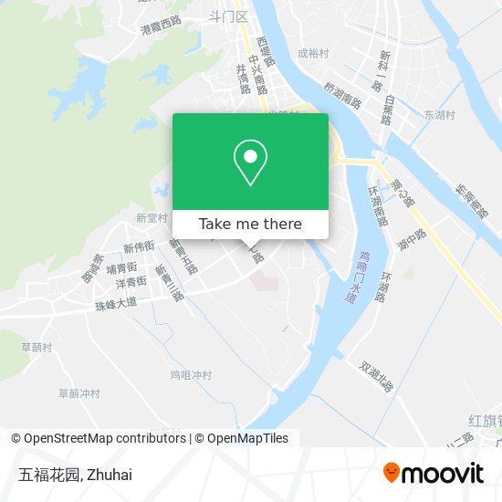 五福花园 map