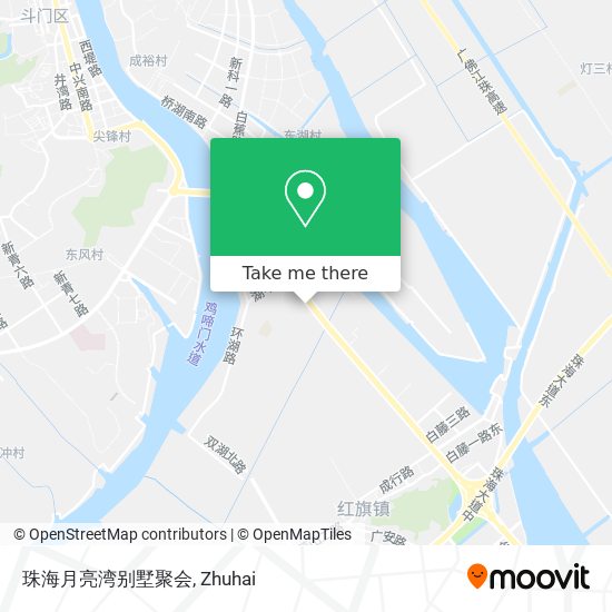 珠海月亮湾别墅聚会 map