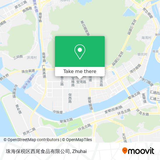 珠海保税区西尾食品有限公司 map