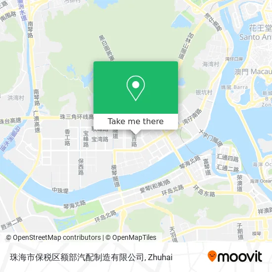 珠海市保税区额部汽配制造有限公司 map
