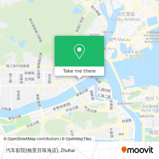 汽车影院(格里芬珠海店) map