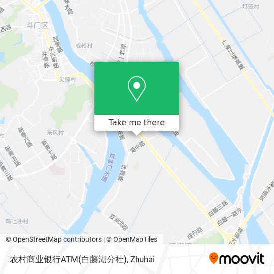 农村商业银行ATM(白藤湖分社) map