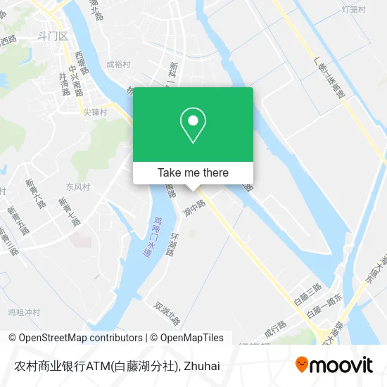 农村商业银行ATM(白藤湖分社) map