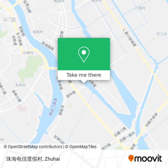 珠海电信度假村 map