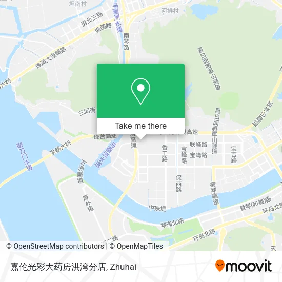 嘉伦光彩大药房洪湾分店 map