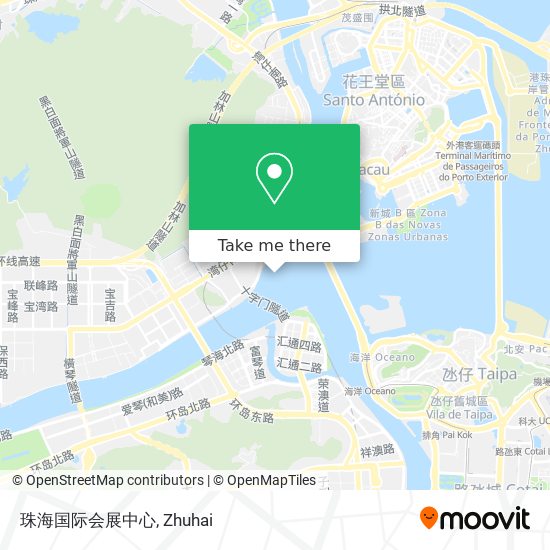 珠海国际会展中心 map