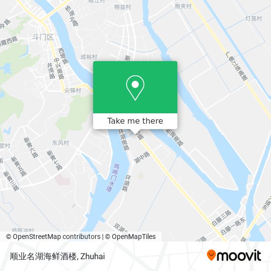 顺业名湖海鲜酒楼 map