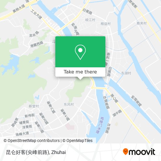 昆仑好客(尖峰前路) map