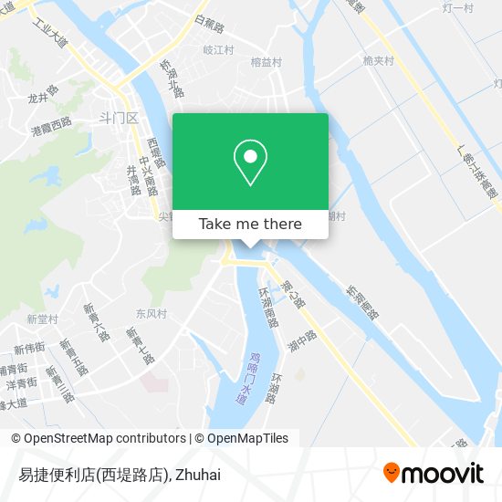 易捷便利店(西堤路店) map