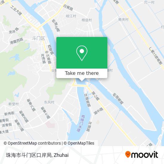 珠海市斗门区口岸局 map