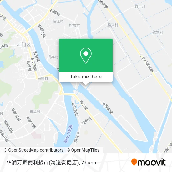 华润万家便利超市(海逸豪庭店) map
