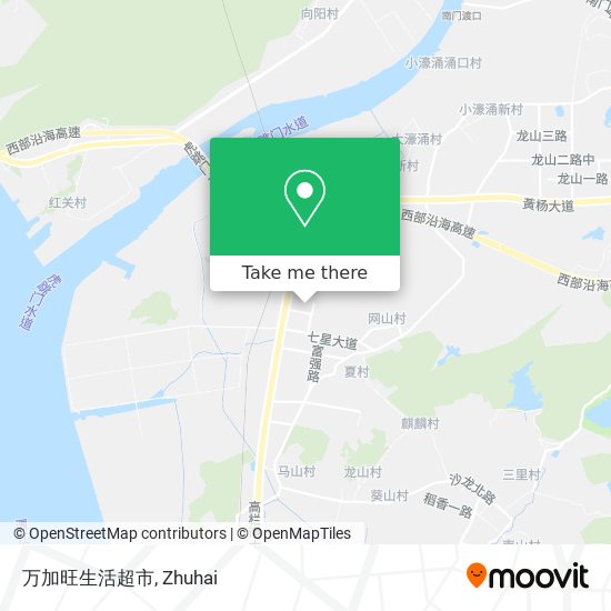 万加旺生活超市 map