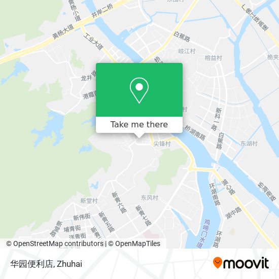 华园便利店 map