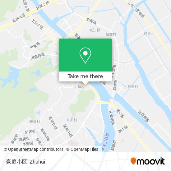 豪庭小区 map