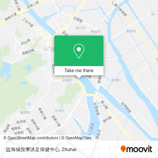 益海城按摩沐足保健中心 map