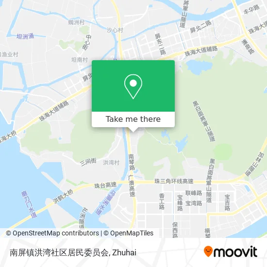 南屏镇洪湾社区居民委员会 map