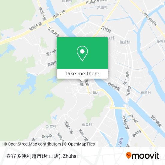 喜客多便利超市(环山店) map