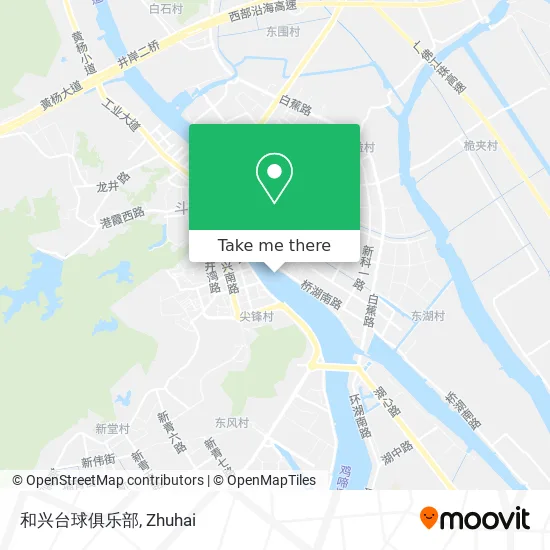 和兴台球俱乐部 map