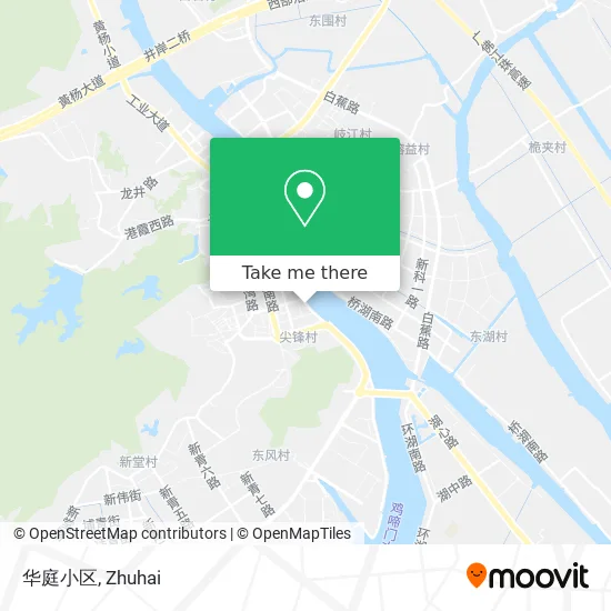 华庭小区 map