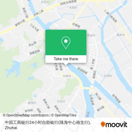 中国工商银行24小时自助银行(珠海中心南支行) map